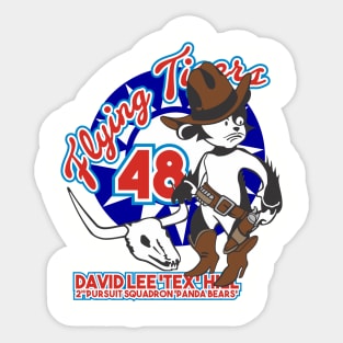 David Lee 'Tex' Hill - 48 - Flying Tigers Sticker